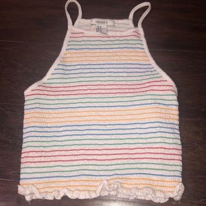 Rare striped tight tank top